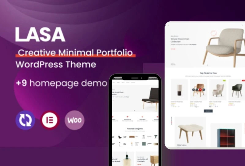 Lasa - Creative Minimal WooCommerce WordPress Theme